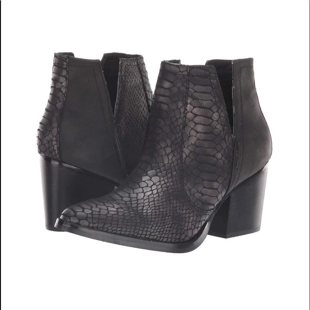 Not Rated Snakes Embossed booties